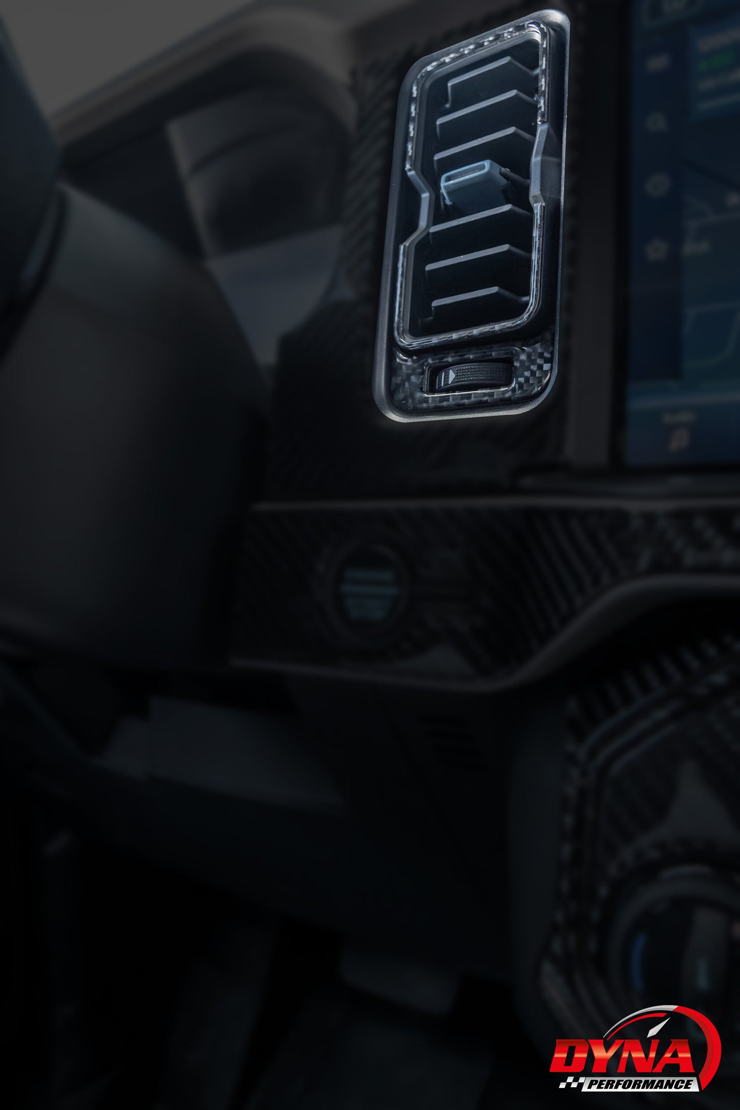 DynaCarbon™️ Carbon Fiber Inner Vents and Steering Accent for Ford Bronco 2021-2023