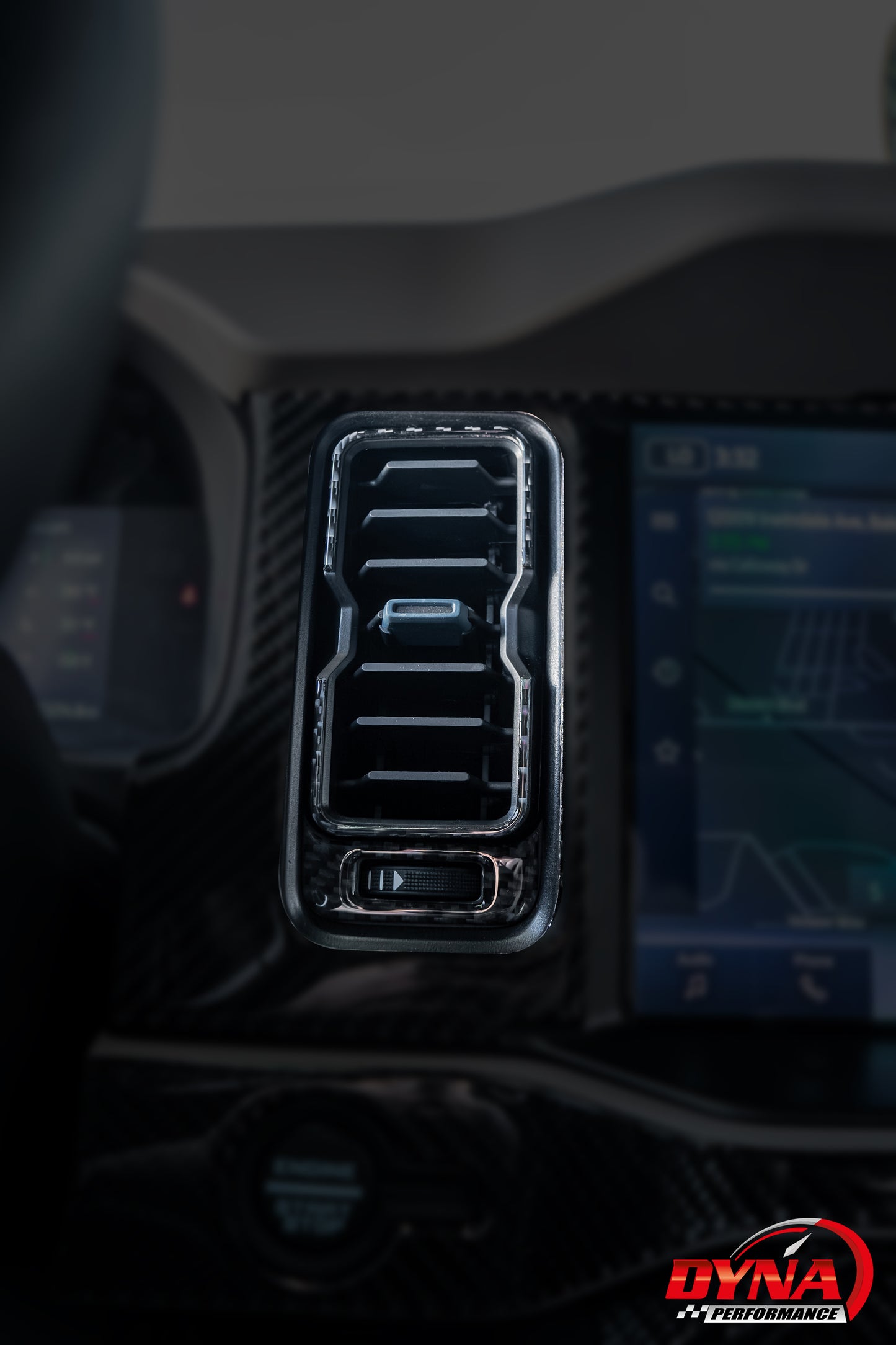 DynaCarbon™️ Carbon Fiber Inner Vents and Steering Accent for Ford Bronco 2021-2023