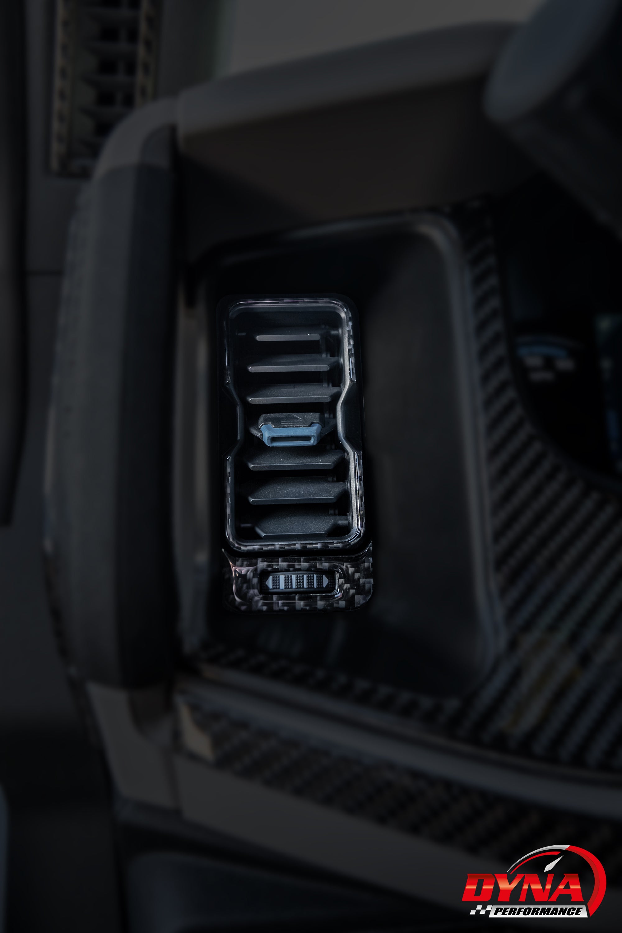 DynaCarbon™️ Carbon Fiber Inner Vents and Steering Accent for Ford Bronco 2021-2024
