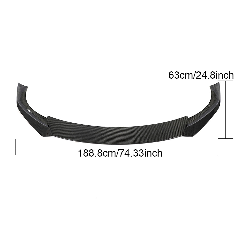 DynaCarbon™️ Carbon Front Bumper Lip for Tesla Model S 2021-2023