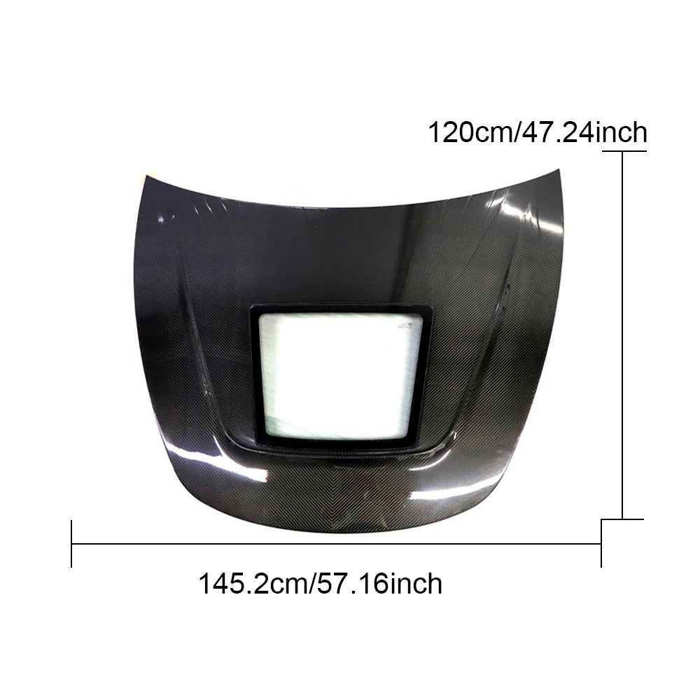 DynaCarbon™️ Carbon Hood Bonnet for Tesla Model 3 2016-2023