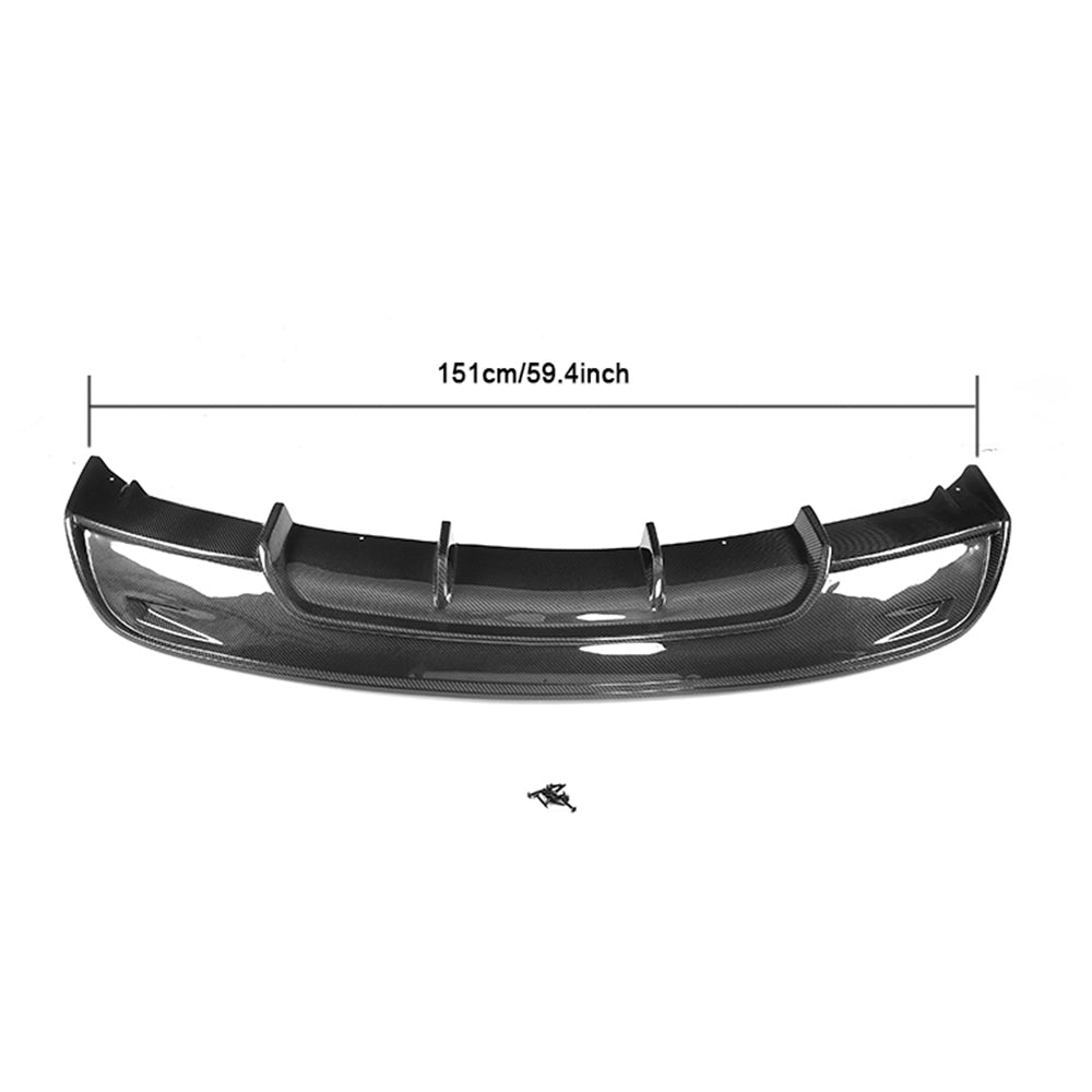 DynaCarbon™️ Carbon Rear Bumper Diffuser for Tesla Model S 2016-2017