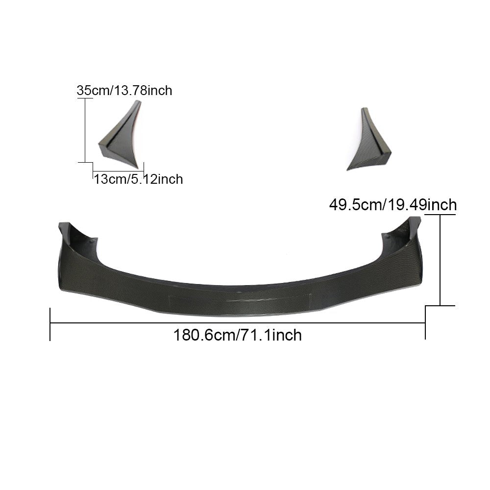 DynaCarbon™️ Carbon Front Lip  for Dodge Challenger 2016-2019