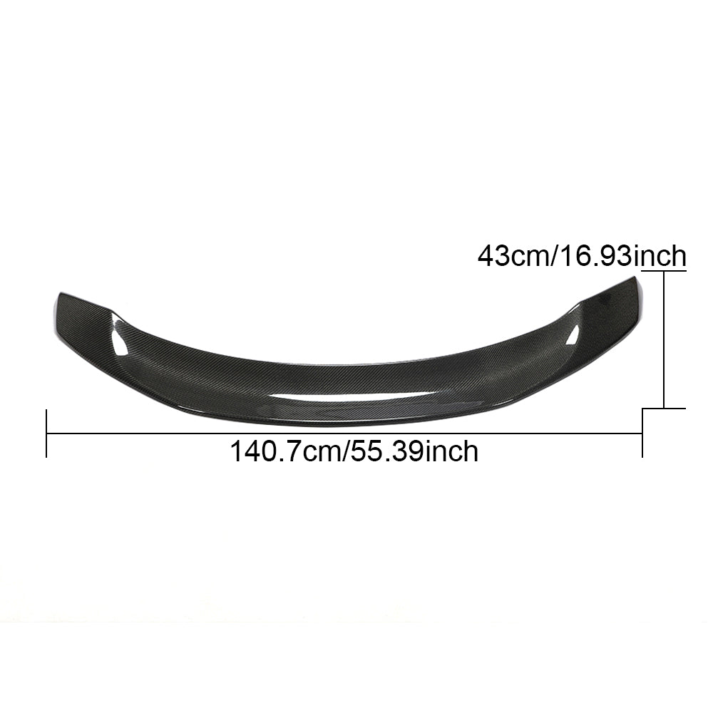 DynaCarbon™️ Carbon Rear Trunk Spoiler for Tesla Model Y Sport Utility 4-Door 2019-2021