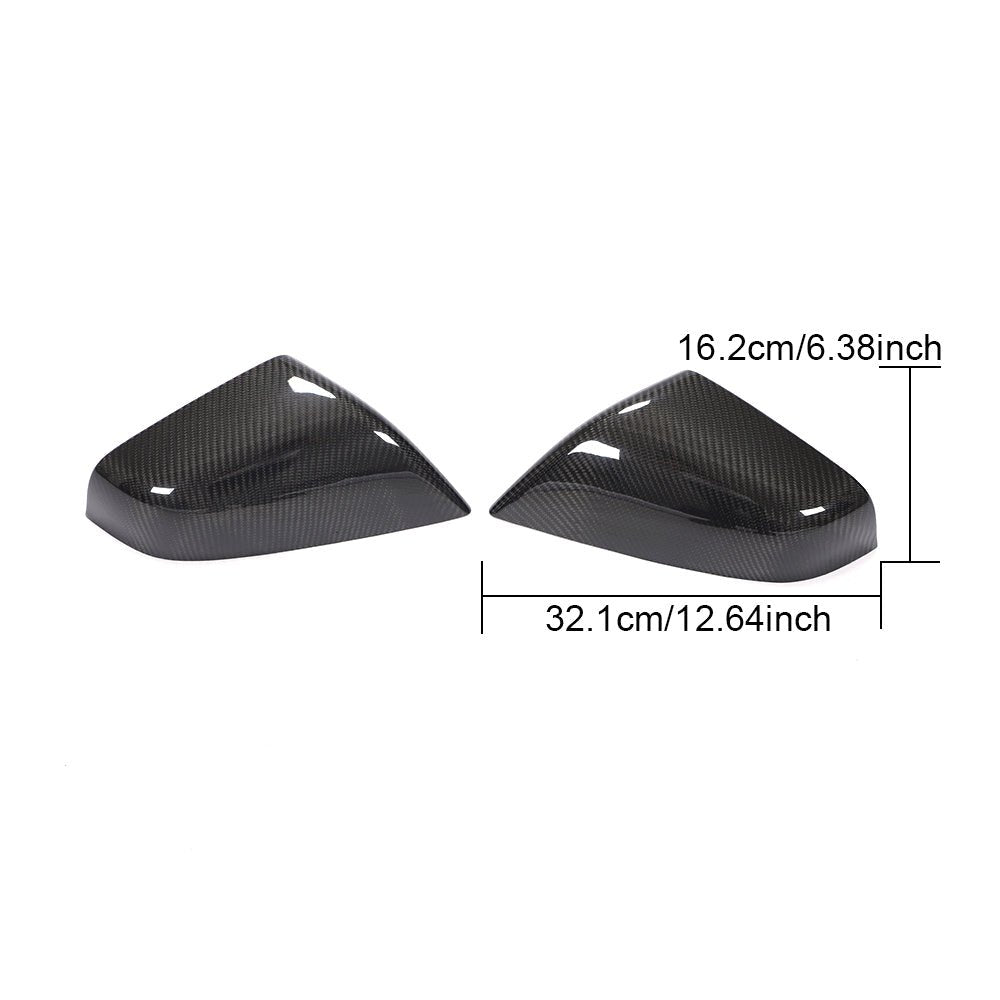 DynaCarbon™️ Carbon Side Mirror Covers for Tesla Model S P85 70D Sedan 2012-2016