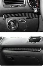 DynaCarbon™ 2PCS Dashboard Trim for Volkswagen Golf MK6 2008-2013