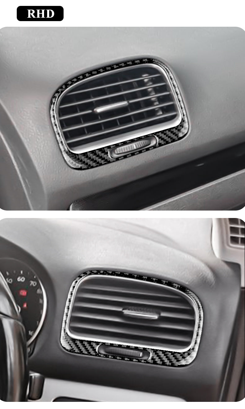 DynaCarbon™ 2PCS Air Outlet Trim for Volkswagen Golf MK6 2008-2013