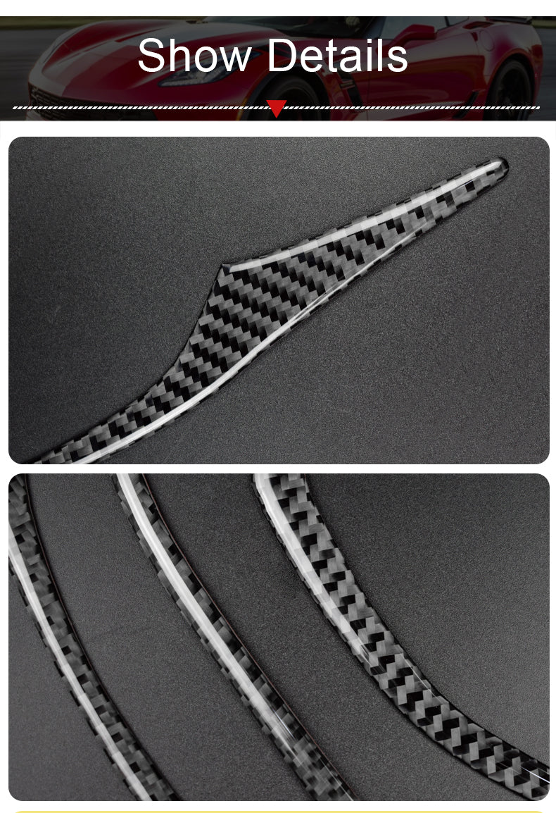 DynaCarbon™️ Carbon Fiber Speedometer Surround Trim for Chevrolet Corvette 2014-2019