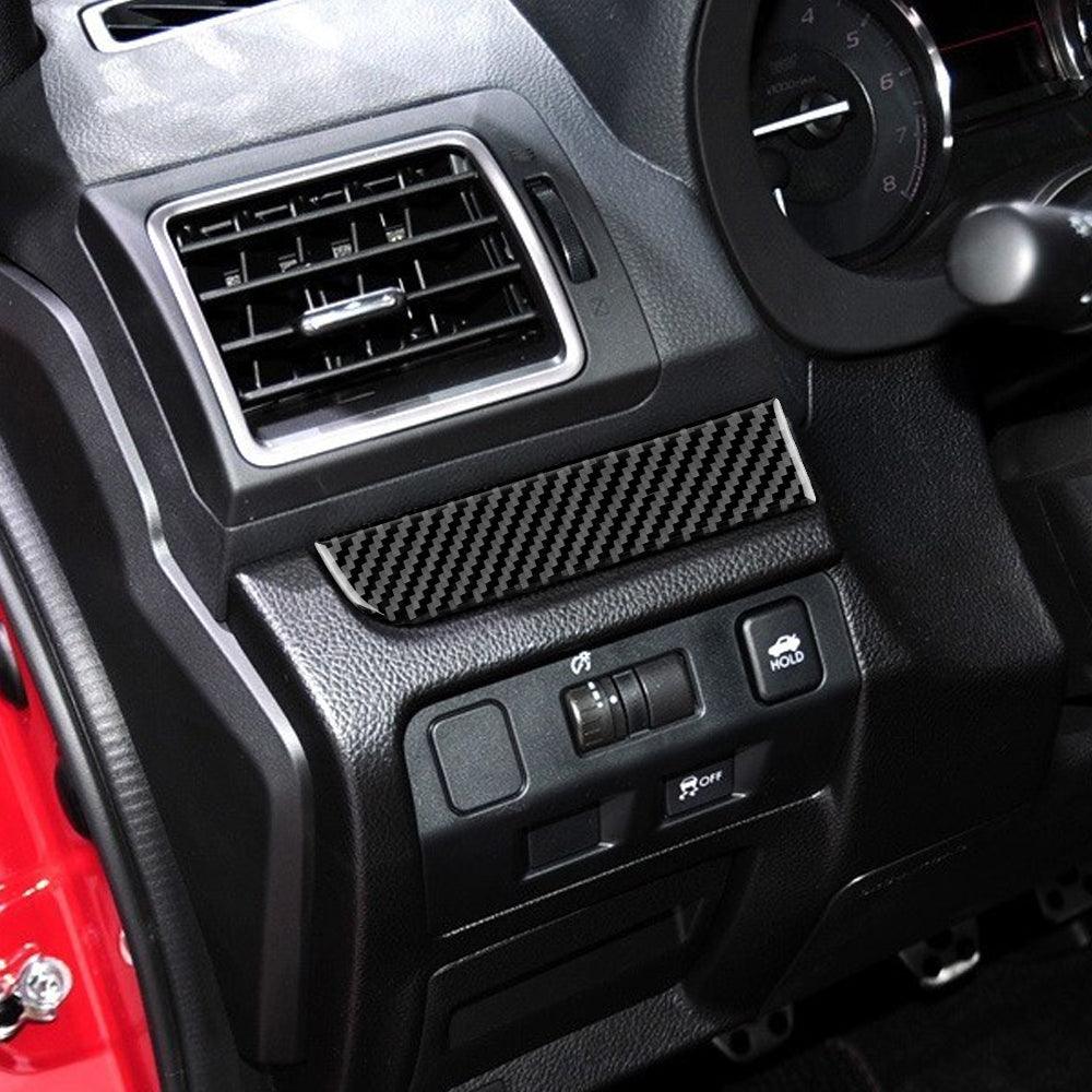 DynaCarbon™ 2PCS Carbon Fiber Glove Box Full Strip For Subaru WRX 2015-2021
