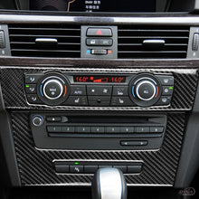 DynaCarbon™️ Carbon Fiber Control Panel Trim Overlay for BMW 3 Series E90 E92 E93