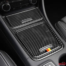 DynaCarbon™️ Carbon Fiber Center Console Panel Trim Overlay for Mercedes Benz A Class CLA GLA 2013-2018
