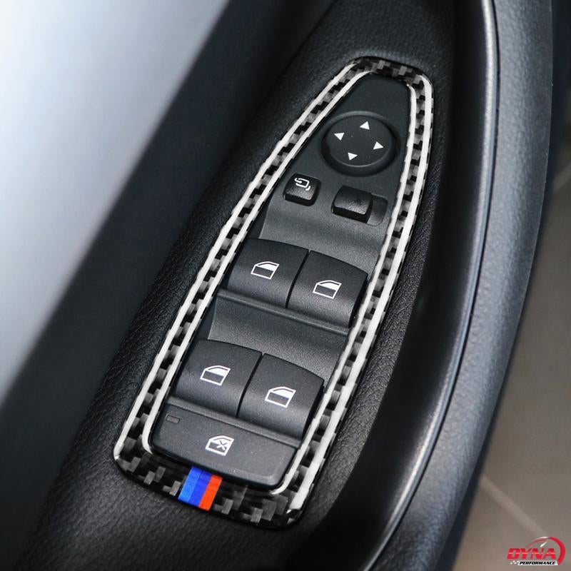 DynaCarbon™️ Carbon Fiber Armrest Panel Trim Overlay for BMW F48 X1