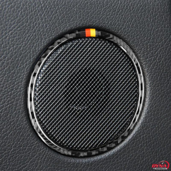 DynaCarbon™️ Carbon Fiber Speaker Trim Overlay for Mercedes Benz GLS ML GLE GL