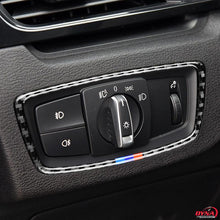 DynaCarbon™️ Carbon Fiber Headlight Control Trim for BMW F48 X1 2016-2018