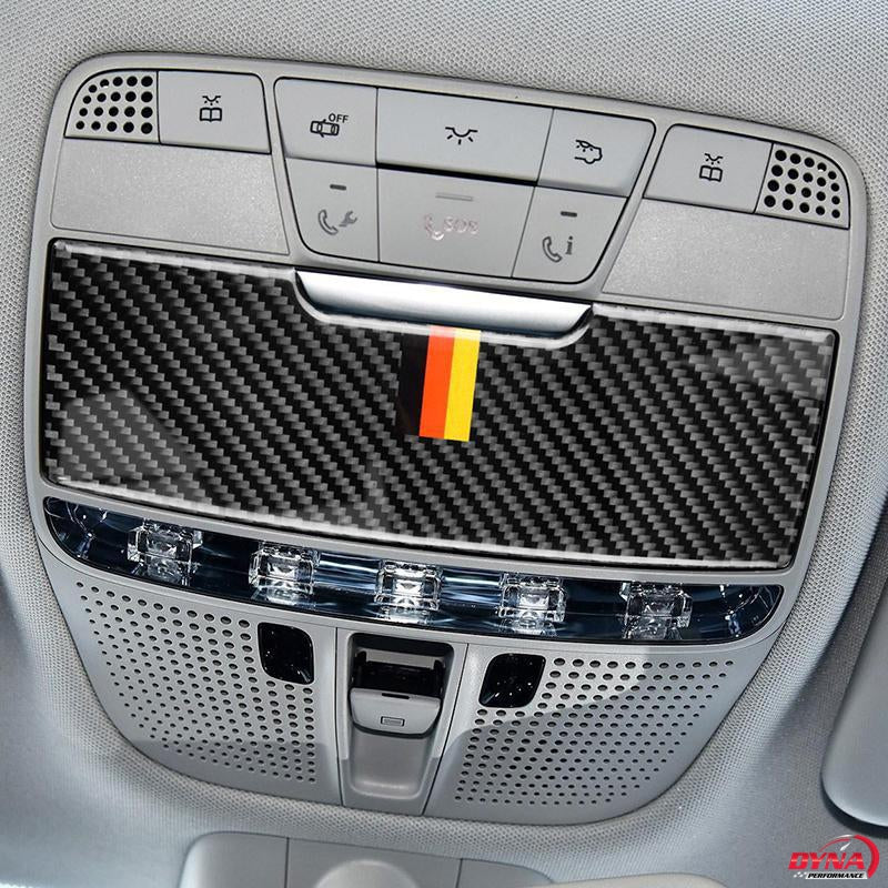 DynaCarbon™️ Carbon Fiber Light Panel Cover Trim Overlay for Mercedes Benz C Class W205 C180 C200 C300 GLC
