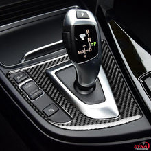 DynaCarbon™️ LHD Gearshift Panel Trim Overlay for BMW F30 F32 F34 3 Series