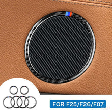 DynaCarbon™️ Carbon Fiber Audio Speaker Trim Overlay for BMW X3 F25 X4 F26 F07 5GT