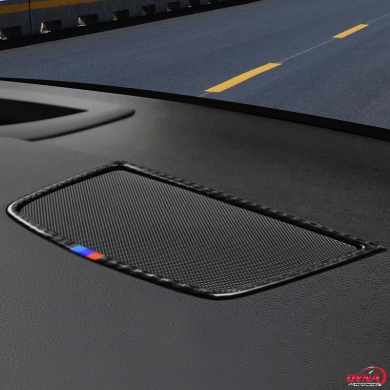 DynaCarbon™️ Carbon Fiber Dashboard Speaker Trim for BMW E70 X5 E71 X6