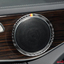 DynaCarbon™️ Carbon Fiber Speaker Trim Overlay for Mercedes Benz W205 C Class C180 C200 C300 GLC