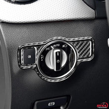 DynaCarbon™️ Carbon Fiber Headlight Switch Trim for Mercedes Benz A B C E G Class CLA GLA GLE GLK GL CLS