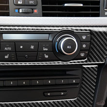 DynaCarbon™️ Carbon Fiber Control Panel Trim Overlay for BMW 3 Series E90 E92 E93