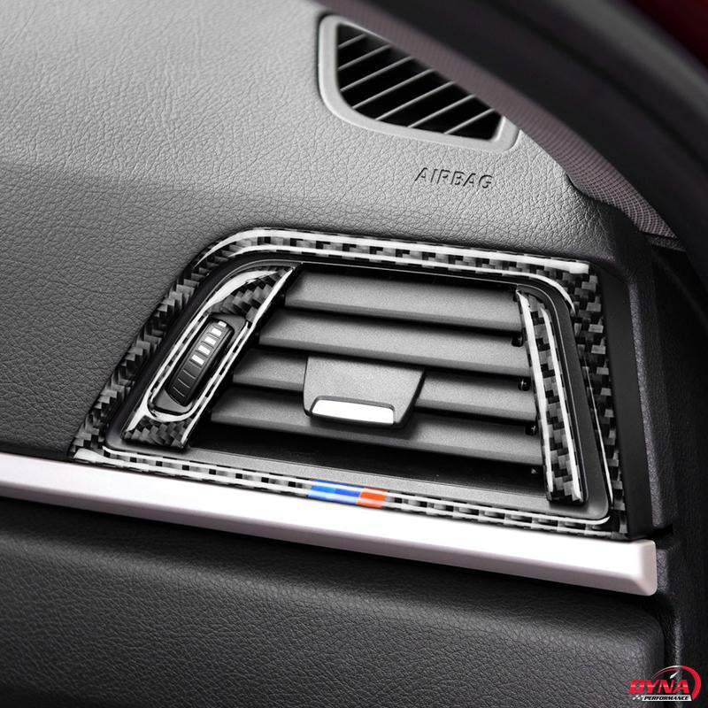 DynaCarbon™️ Carbon Fiber 1 PC Right Side Air Outlet Trim Overlay for BMW F22 F30 F32 F34