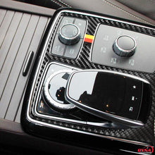 DynaCarbon™️ Carbon fiber Armrest Control Panel Trim Overlay for Mercedes Benz GLE GLS M Class