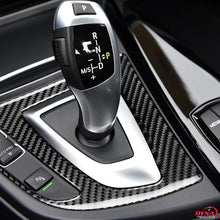 DynaCarbon™️ LHD Gearshift Panel Trim Overlay for BMW F30 F32 F34 3 Series
