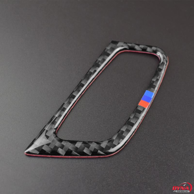 DynaCarbon™️ Carbon Fiber LHD Ignition Trim Overlay for BMW E70 X5 E71 X6 2008-2013