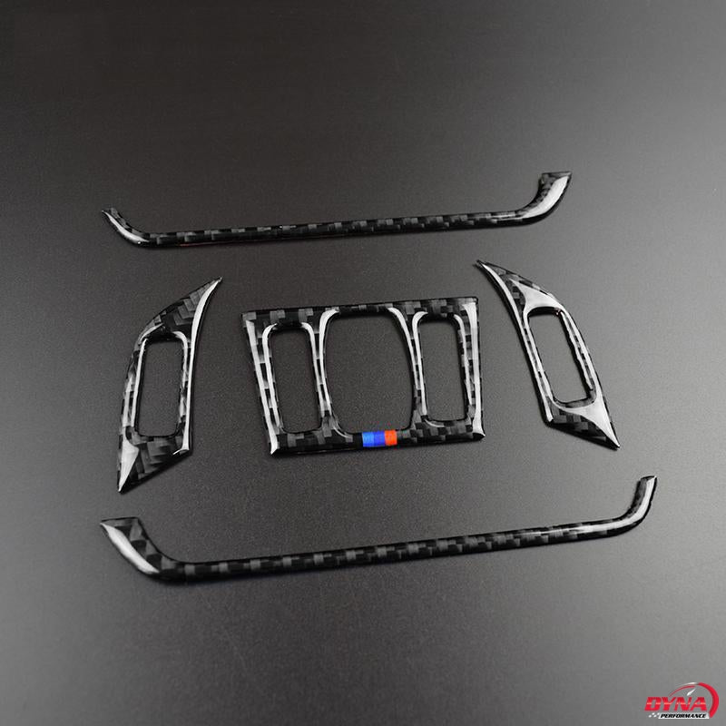 DynaCarbon™️ 5Pcs Carbon Fiber Air Conditioning Outlet Trim Overlay for BMW F48 X1 2016-2018