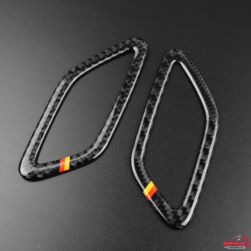 DynaCarbon™️ Carbon Fiber Air Conditioning Outlet Trim Overlay for Mercedes Benz A Class 13-18 CLA 14-18 GLA 15-18