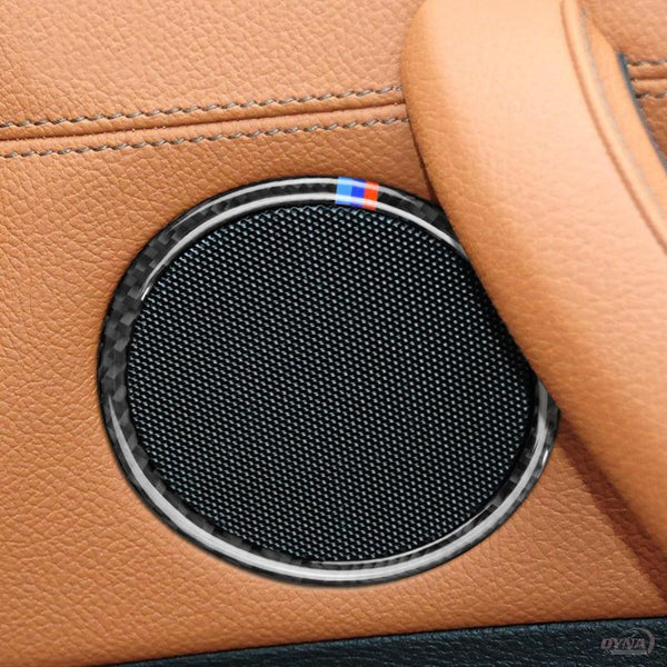 DynaCarbon™️ Carbon Fiber Audio Speaker Trim Overlay for BMW X3 F25 X4 F26 F07 5GT