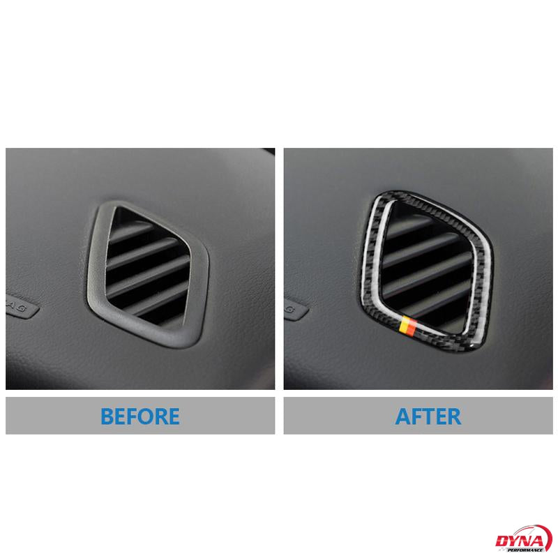 DynaCarbon™️ Carbon Fiber Air Conditioning Outlet Trim Overlay for Mercedes Benz A Class 13-18 CLA 14-18 GLA 15-18