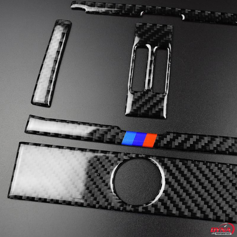 DynaCarbon™️ Carbon Fiber Rear Air Outlet Frame Trim Overlay for BMW F30 F34