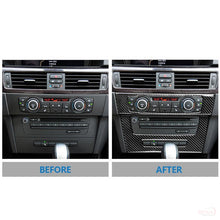 DynaCarbon™️ Carbon Fiber Control Panel Trim Overlay for BMW 3 Series E90 E92 E93