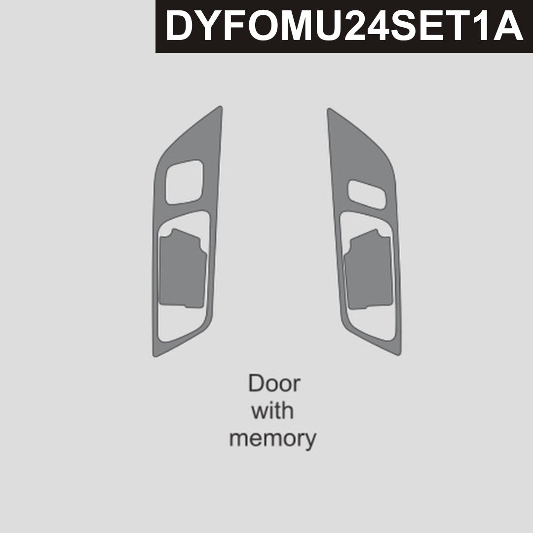 DynaCarbon™ Carbon Door Handle Trim Kit for Ford Mustang 2024-2026