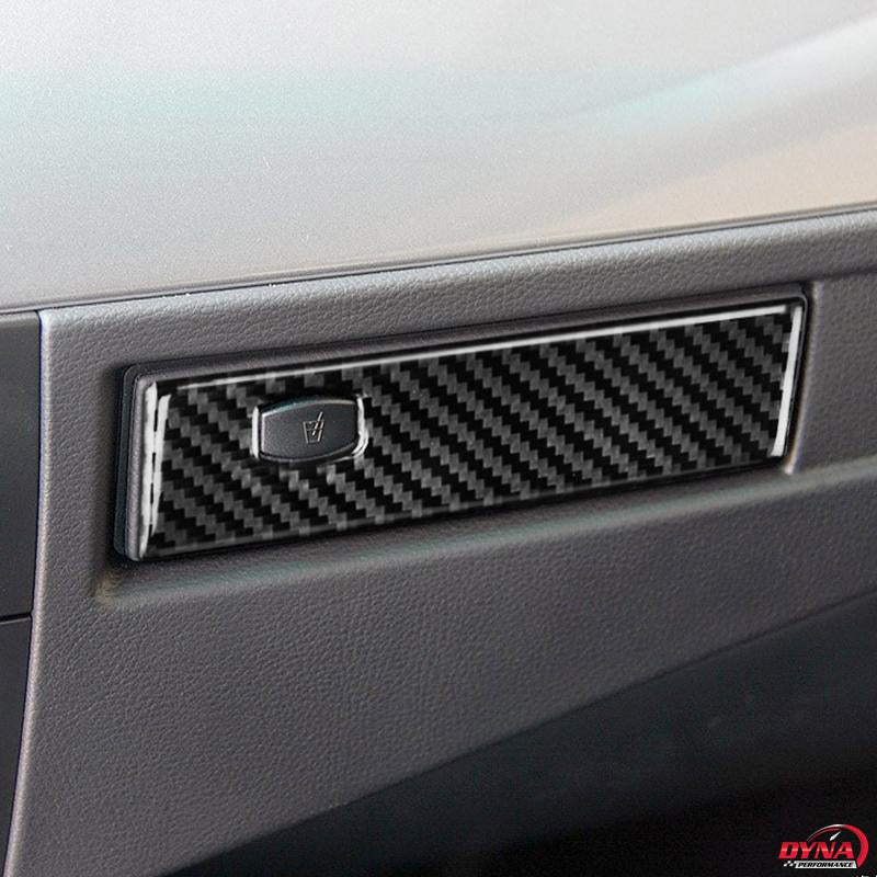 DynaCarbon™️ Carbon Fiber Passenger Cup Holder Trim Overlay for BMW 5 Series E60 520 523 530 2005-2010