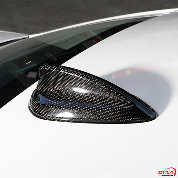 DynaCarbon™ Carbon Fiber Shark Fin Antenna Cover Overlay for BMW E46 E60 E90 E92 F20 F30 F10 F34 G30 M2 F15 F16