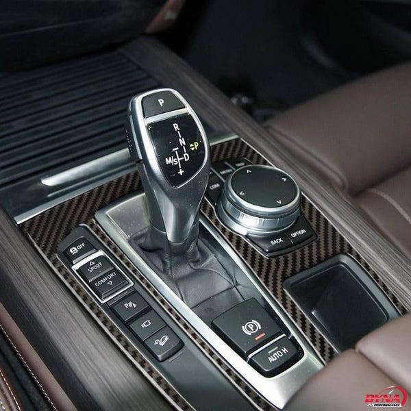 DynaCarbon™️ Carbon Fiber Center Console Frame Trim Overlay for