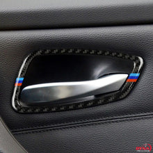 DynaCarbon™️ Carbon Fiber 4PCS Full Set Door Handle Frame Trim Overlay for BMW E90 E92 3 Series