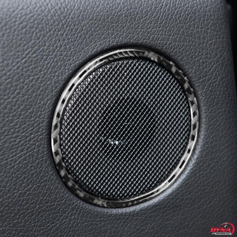 DynaCarbon™️ Carbon Fiber Speaker Trim Overlay for Mercedes Benz GLS ML GLE GL