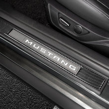 DynaCarbon™️ 2 PCS Carbon Fiber Inner Door Sills Trim For Ford Mustang 2005-2009