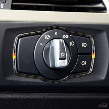 DynaCarbon™️ Carbon Fiber Headlight Switch Frame Trim for BMW E90 3 Series