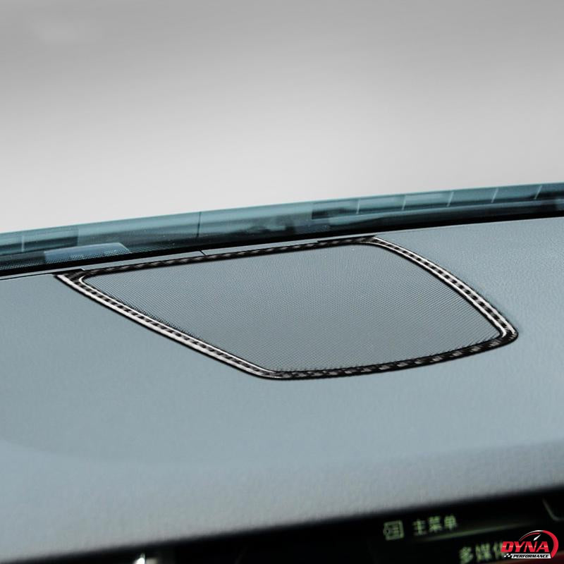 DynaCarbon™️ Carbon Fiber Dashboard Speaker Trim for BMW E70 X5 E71 X6