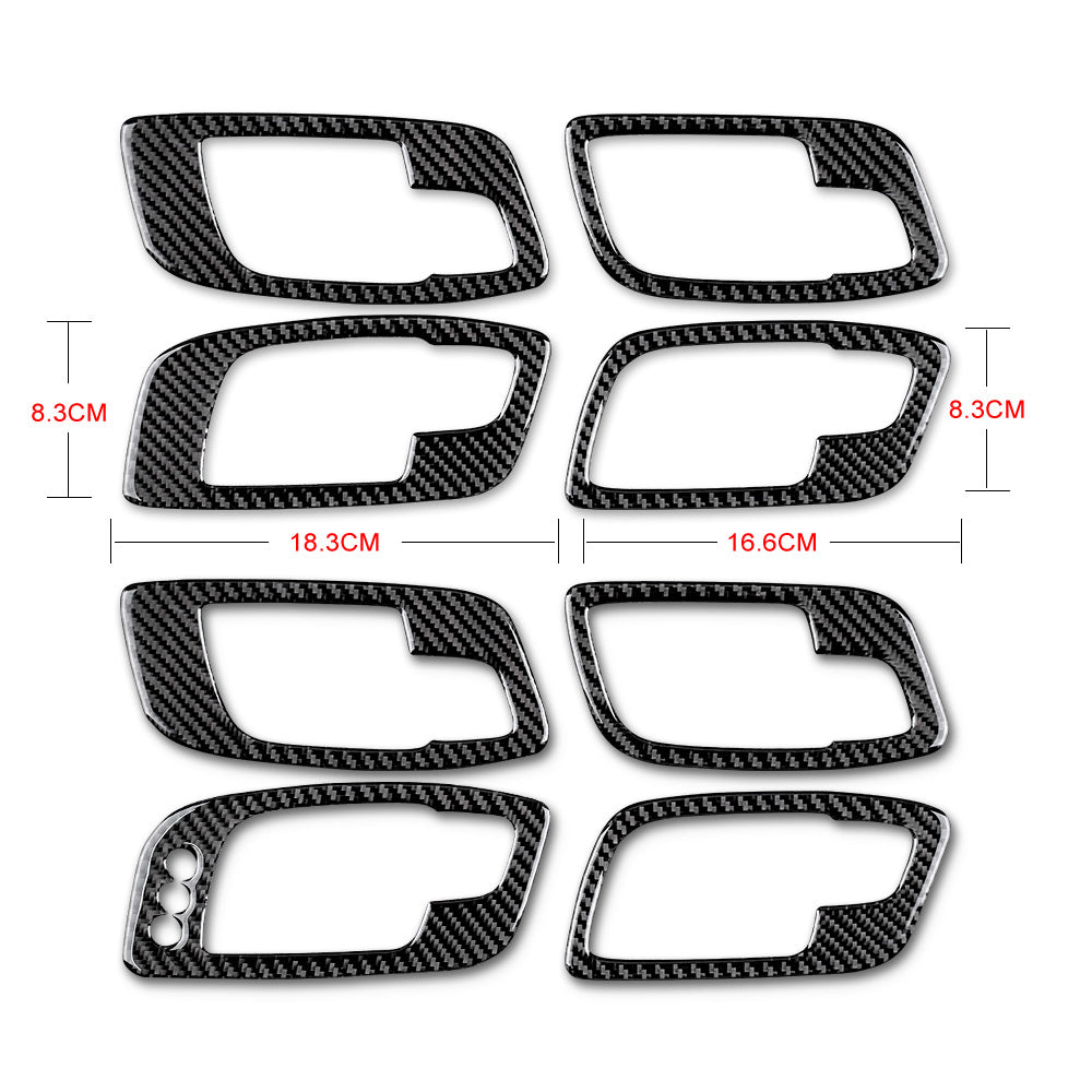 DynaCarbon™️ Carbon Fiber Door Handle Trim for Dodge Charger 2015-2023