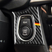 DynaCarbon™️ Carbon Fiber Start/Stop Engine Button Frame Trim Overlay for BMW F30 F32 320i F34 GT 3 Series 4 Series