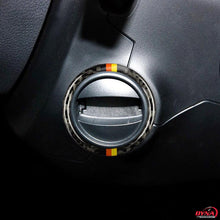 DynaCarbon™️ Carbon Fiber Car Ignition Ring Trim Overlay for BMW E60 2008-2010 5 Series