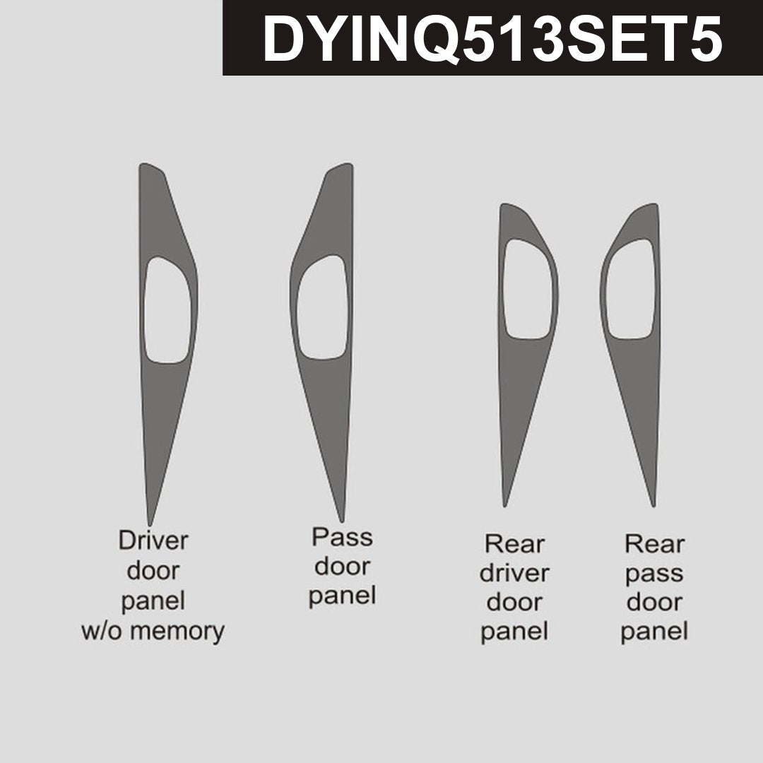 DynaCarbon™ 4 pcs Door Handle Frame Trim for Infiniti Q50/Q60 2013-2022