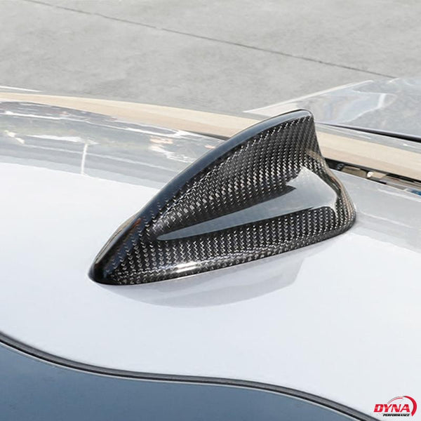 DynaCarbon™ Carbon Fiber Shark Fin Antenna Cover Overlay for BMW E46 E60 E90 E92 F20 F30 F10 F34 G30 M2 F15 F16