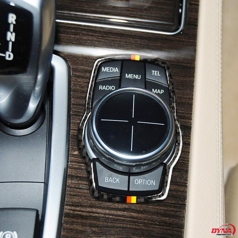 DynaCarbon™️ Carbon Fiber Multimedia Frame Trim Overlay for BMW F10 F20 F22 F30 F32 F34 F07 F25 F26 F15 F16